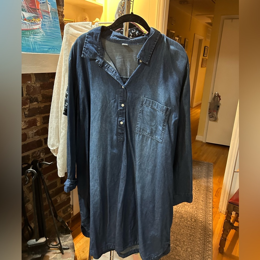Denim Old Navy shirt dress